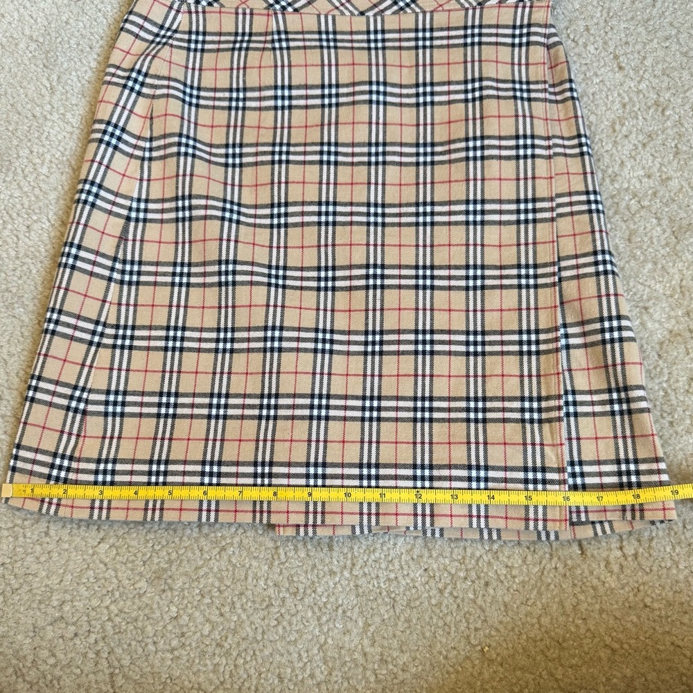 Vintage Burberry Blue Label Nova Check Mini Skirt Size 38 Japan Exclusive - Picture 8 of 8
